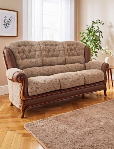Queen Anne 3 Seater