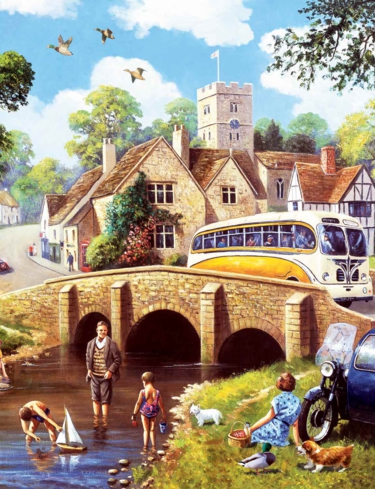 A Day By The River 1000 Piece Jigsaw