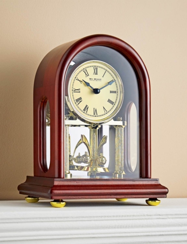 Rotating Pendulum Mantel Clock