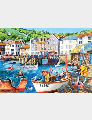 Days At The Dock 4 x 500pc Boxed Jigsaw Set