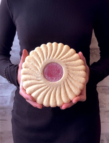 Giant Big Jammy Biscuit Shaped Chocolate