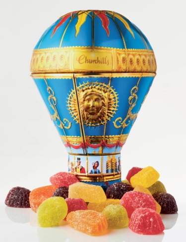 Fruit Jellies Balloon Tin Money Box