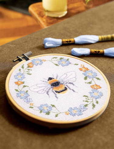 Queen Bee Cross Stitch Kit