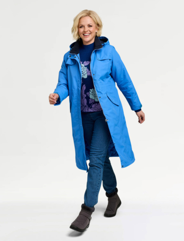 Fleece Lined Waterproof Fabric Jacket 44 Inch