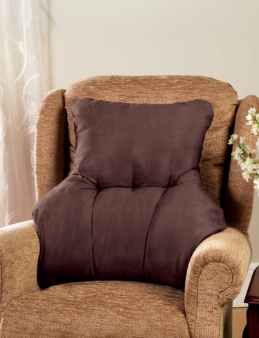 Faux Suede Back Support