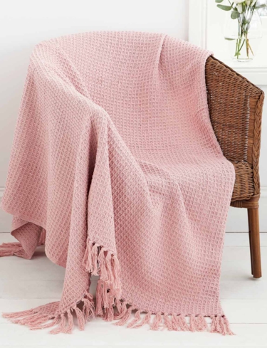 Honeycomb Cotton Throw