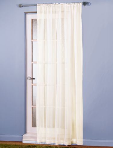 Plain White Voile Panel