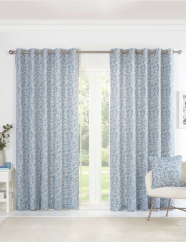 Sade Eyelet Lined Curtains