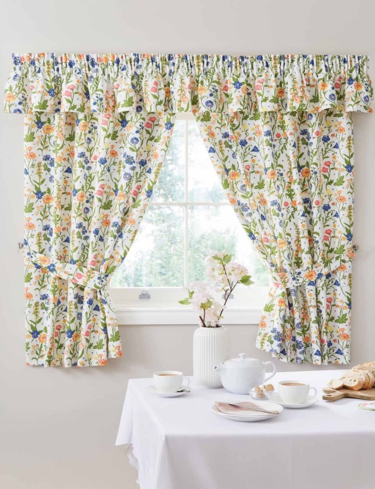 Cottage Garden Kitchen Curtains by Ulster Weavers