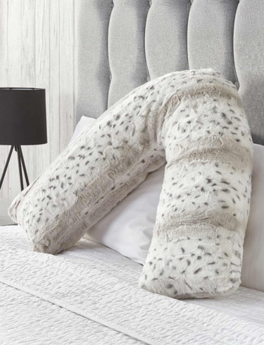 Downland Snow Leopard V Pillow