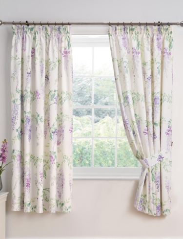 Wisteria Lined Curtains